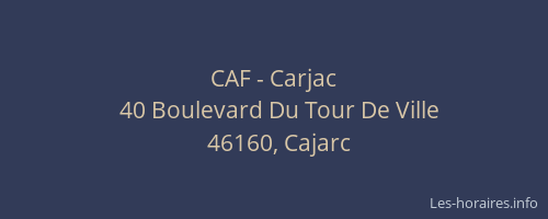 CAF - Carjac