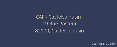 CAF - Castelsarrasin
