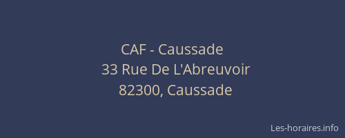 CAF - Caussade