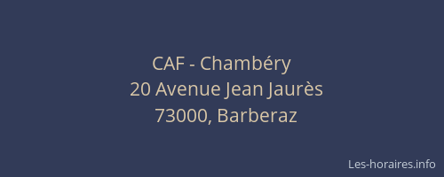 CAF - Chambéry