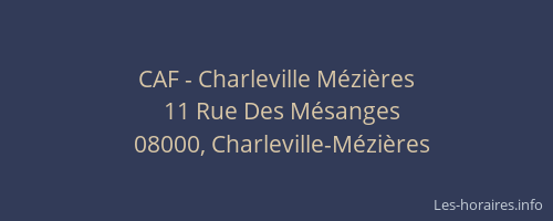 CAF - Charleville Mézières
