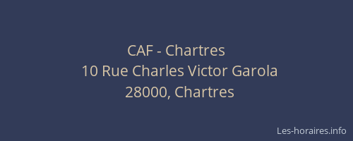 CAF - Chartres