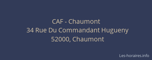 CAF - Chaumont