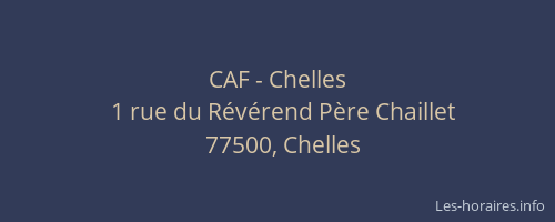 CAF - Chelles