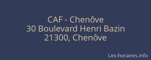 CAF - Chenôve