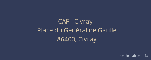 CAF - Civray