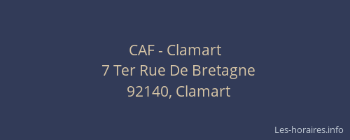 CAF - Clamart