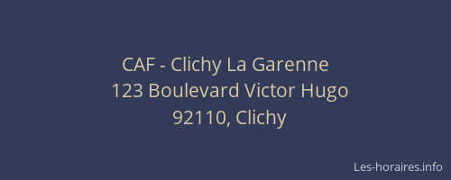 CAF - Clichy La Garenne
