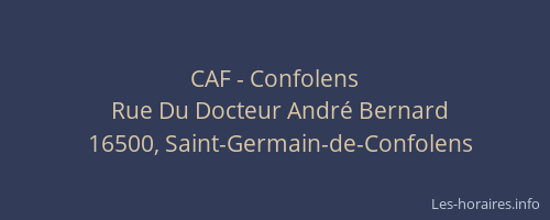 CAF - Confolens