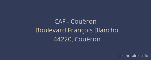 CAF - Couëron