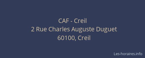 CAF - Creil