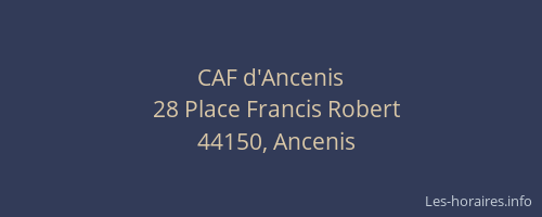 CAF d'Ancenis