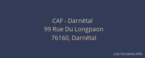 CAF - Darnétal