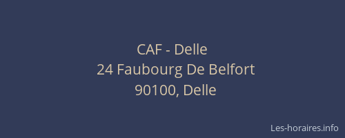 CAF - Delle