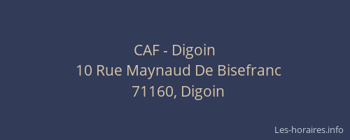 CAF - Digoin