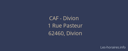 CAF - Divion