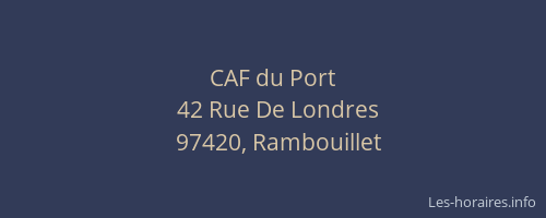 CAF du Port