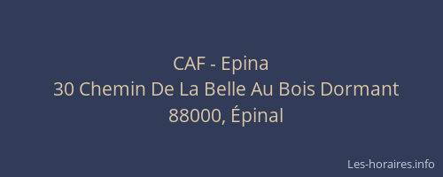 CAF - Epina