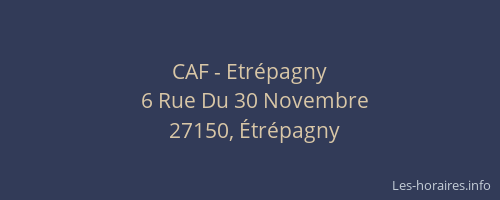 CAF - Etrépagny