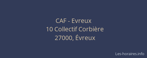 CAF - Evreux