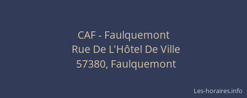CAF - Faulquemont