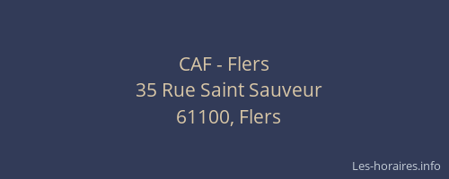 CAF - Flers