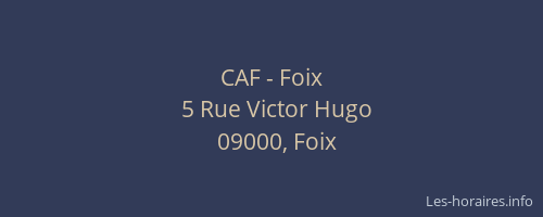 CAF - Foix