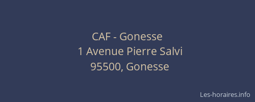 CAF - Gonesse