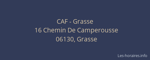 CAF - Grasse