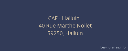 CAF - Halluin