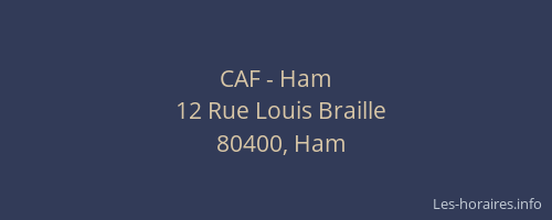 CAF - Ham