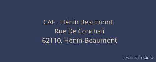 CAF - Hénin Beaumont