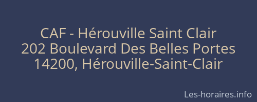 CAF - Hérouville Saint Clair
