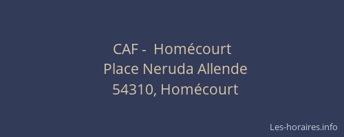 CAF -  Hom&eacute;court