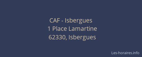 CAF - Isbergues
