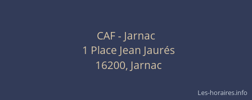 CAF - Jarnac