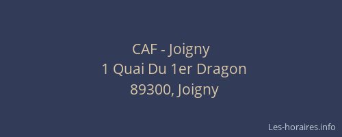 CAF - Joigny