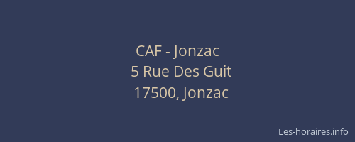 CAF - Jonzac