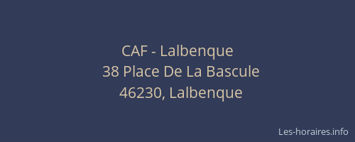 CAF - Lalbenque
