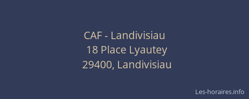 CAF - Landivisiau