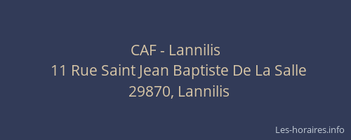CAF - Lannilis