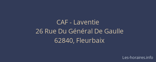 CAF - Laventie