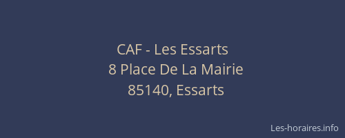 CAF - Les Essarts