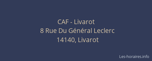 CAF - Livarot