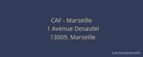 CAF - Marseille
