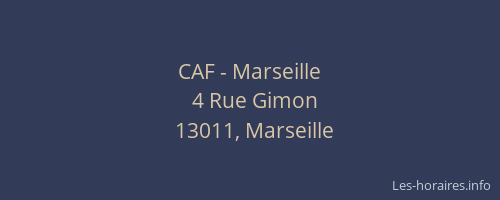 CAF - Marseille