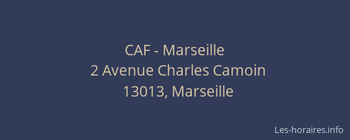 CAF - Marseille