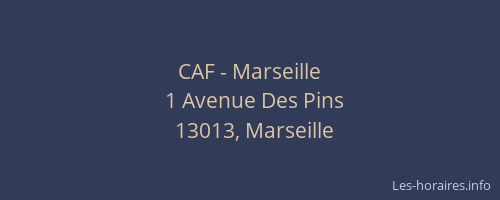 CAF - Marseille