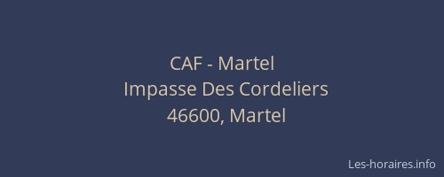 CAF - Martel