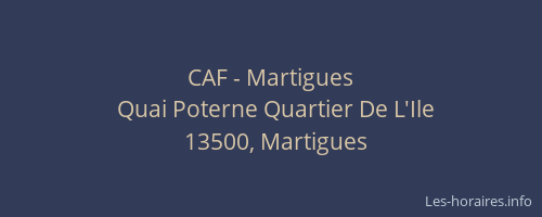 CAF - Martigues